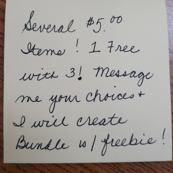 1 Free $5 Item with 3 - Picture 1 of 1